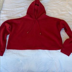 Cropped loose sweatshirt